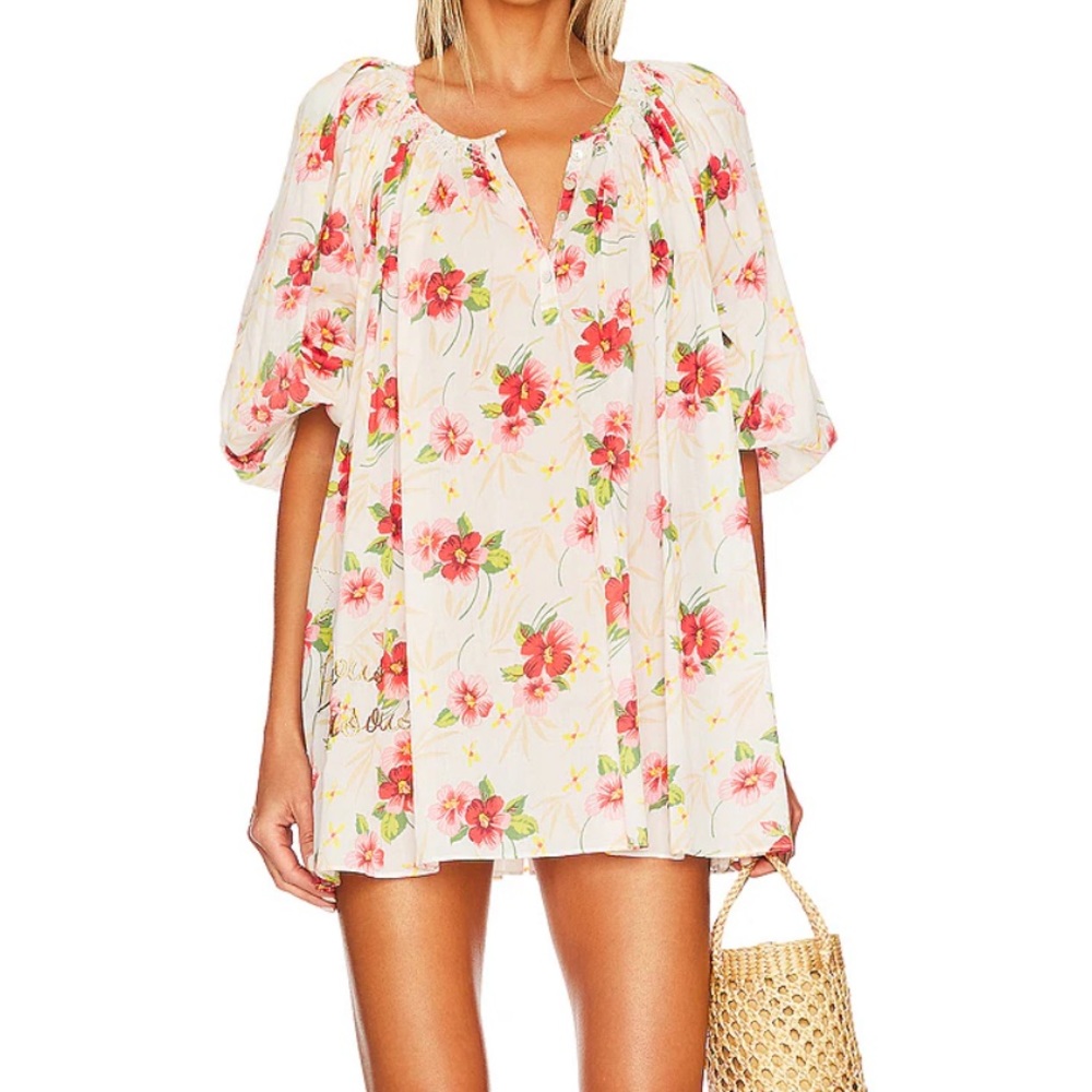 NWT LoveShackFancy Este Tunic in Island Vibes, XS